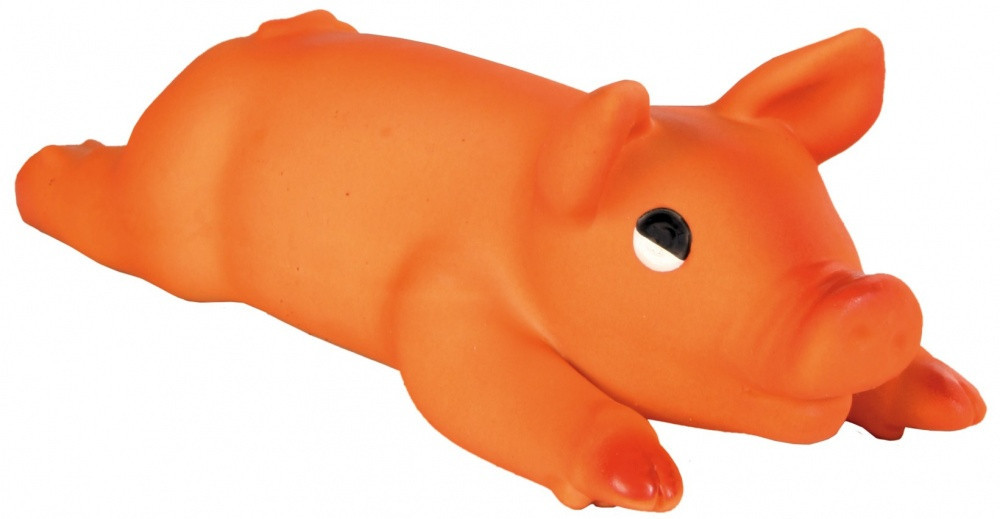 Іграшка Trixie Sucking Pig для собак латексна, порося з пискавкою, 25 см