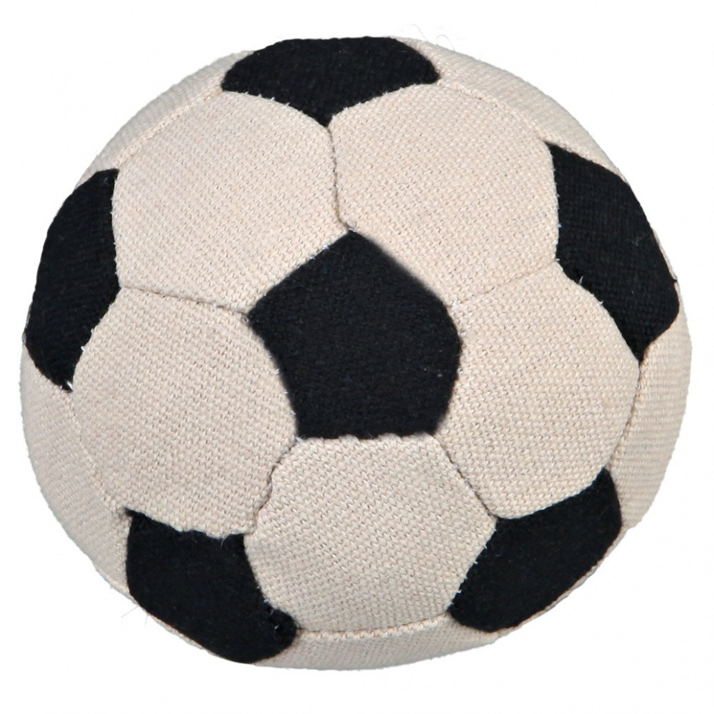 М'яч Trixie Soft Soccer Toy Ball для собак тканинний, 11 см, фото 1