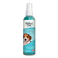 Спрей 8 in 1 Perfect Coat Spray для собак з ароматом дитячої присипки, освіжаючий, 118 мл