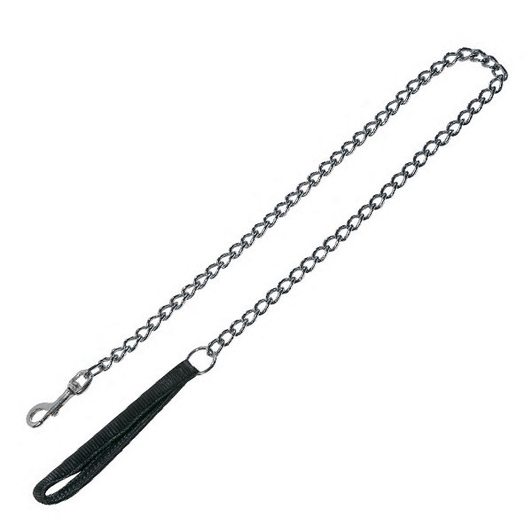 Повідець-ланцюг Karlie-Flamingo ChainLead Soft Grip для собак чорний, 120 см
