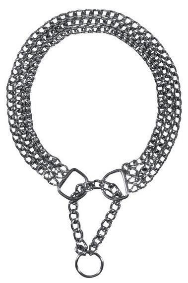 Нашийник Trixie Semi-Choke Chain для собак трирядне хромований, 50 см