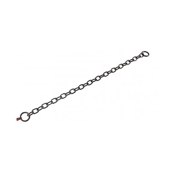 Нашийник Sprenger Long Link для собак середня ланка 3 мм, чорна сталь, 50 см