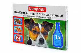 Краплі Beaphar Flea Drops бліх та кліщів для собак дрібних порід №3