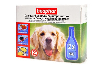 Краплі Beaphar Caniguard Spot On бліх та кліщів для собак великих порід №2