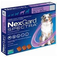 Таблетка NexGard Spectra бліх та кліщів для собак, 15-30 кг