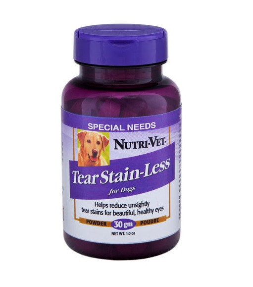 Витаминная добавка Nutri-Vet Tear Stain-Less для собак, устранение слезных пятен, 30 г - фото 1 - id-p658148866