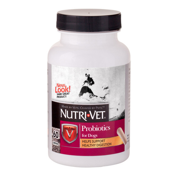 Витаминный комплекс Nutri-Vet Probiotics для собак с пробииками, 60 таб - фото 1 - id-p658148869