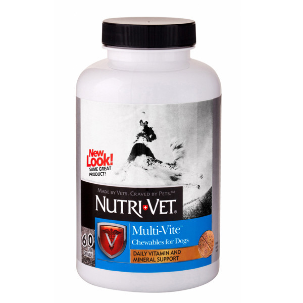 Вітамінний комплекс Nutri-Vet Multi-Vite для собак, 60 таб