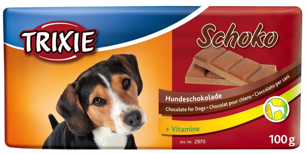 Шоколад Trixie Schoko Dog Chocolate для собак, 100 г