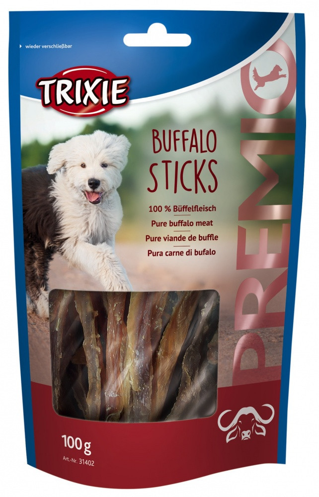 Ласощі Trixie Premio Buffalo Sticks для собак жувальний з м'ясом буйвола, 100 г