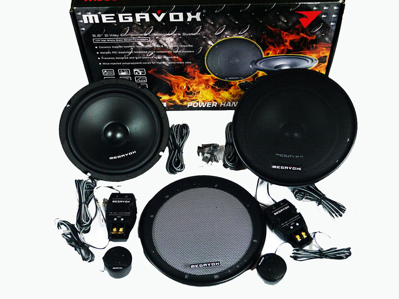 Megavox MHD-622R (300W) 16см двосмугові колонки