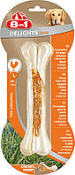 Кость 8 in 1 Delights Strong Bone L для собак міцна, з курячим м'ясом