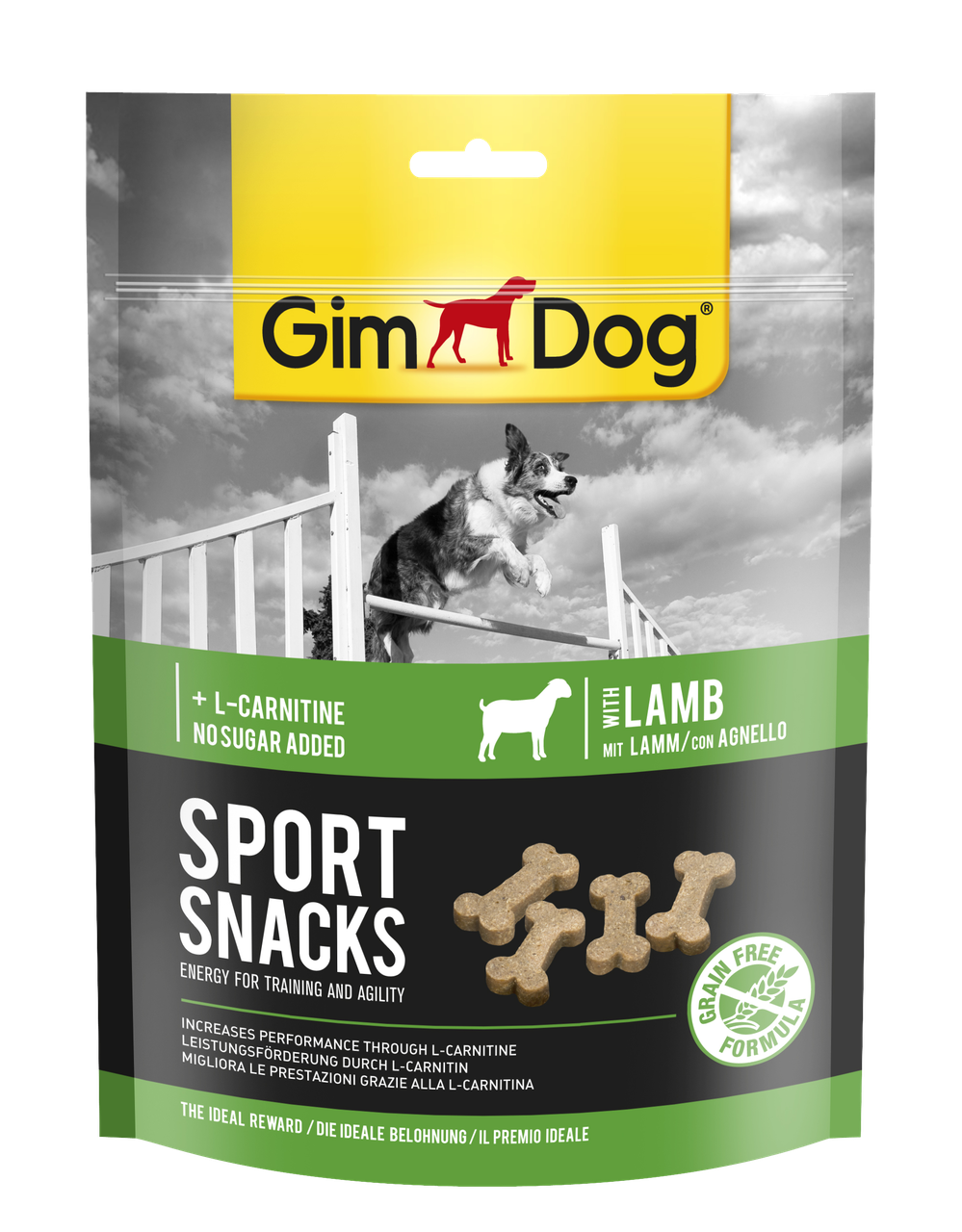 Ласощі GimDog Sport Snacks Lamb для активних собак з ягням, 150 г