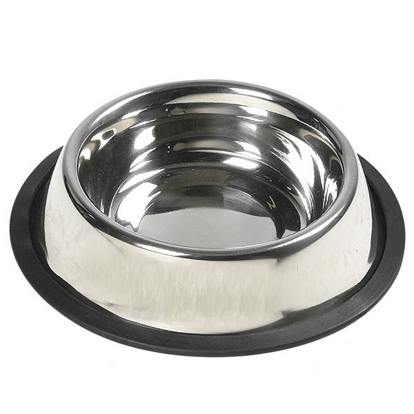 Миска Karlie-Flamingo Dish Steel Rim для собак, 0.9 л