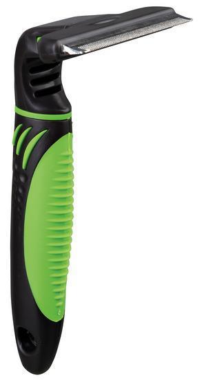 Расческа-триммер Trixie Carding Groomer для собак суперострая, удаление подшерстка, 8х14 см