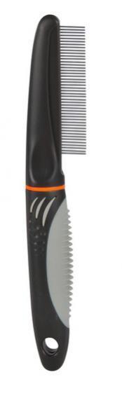 Гребінець Trixie Coat Untangler для собак, з частим корким зубом, 22 см
