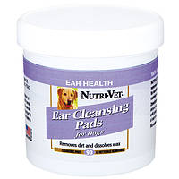 Вологі серветки Nutri-Vet Ear Wipe Pads для собак, очищення вух, 90 шт
