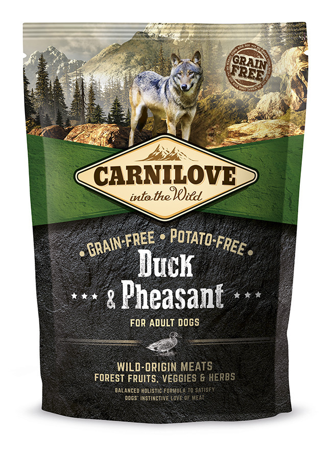 Сухий корм для дорослих собак Carnilove Duck & Pheasant з качкою і фазаном 1.5 кг