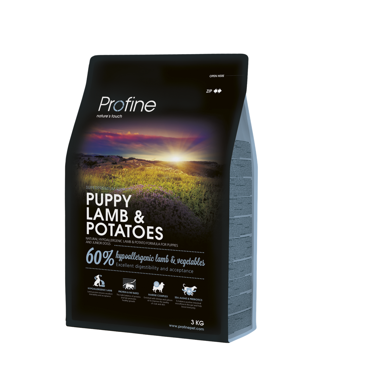Сухий гіпоалергенний корм для цуценят всіх порід Profine Puppy Lamb з ягням і картоплею 3 кг (170548/7527)