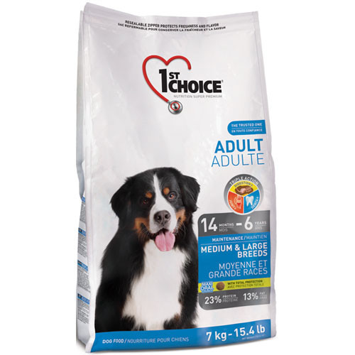 Сухий корм для собак 1st Choice Adult Medium & Large Breed середніх і великих порід з куркою 15кг