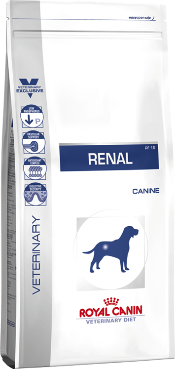 Royal Canin Renal RF16 для собак при хронічній нирковій недостатності 2 кг