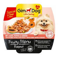 Консерви GimDog LD Fruity Menu рагу з лососем, папайя та овочами, 100 г