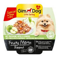 Консерви GimDog LD Fruity Menu рагу з індичкою, яблуками і овочами, 100 г
