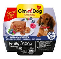 Паштет GimDog LD Fruity Menu Pate with Lamb & Wild Berries з ягням і ягодами, 100 г