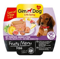 Паштет GimDog LD Fruity Menu Pate with Tuna, Pineapple & Fig з тунцем і інжиром, 100 г