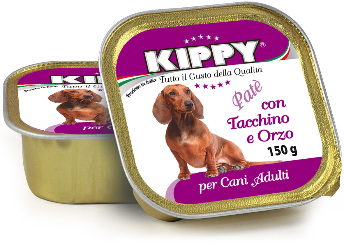 Паштет Kippy Dog для собак з індичкою і ячменем, 150 г