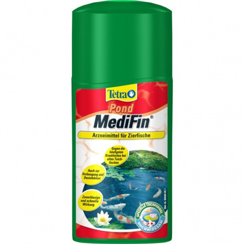 Tetra Pond MediFin препарат для борьбы с болезнями прудовых рыб, 250 мл - фото 1 - id-p658153391