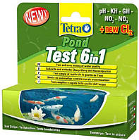 Tetra Pond Test Set 6 in1 набор тестов для контроля качества воды, 25 шт