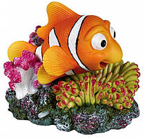 Декорація Trixie Clownfish and Coral with Air Outlet для акваріума, поліефірна смола, 12 см