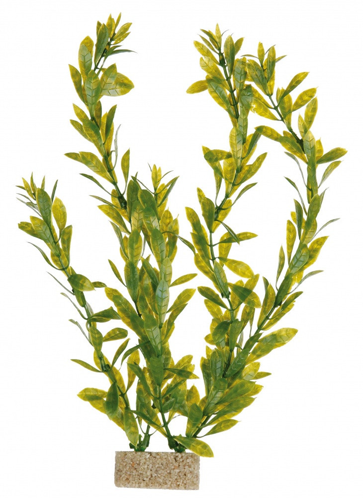 Декорація Trixie Plastic Plants with Sand Base для акваріума, рослини, пластик, 30 см, фото 1