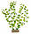 Декорація Trixie Plastic Plants with Sand Base для акваріума, рослини, пластик, 30 см, фото 5