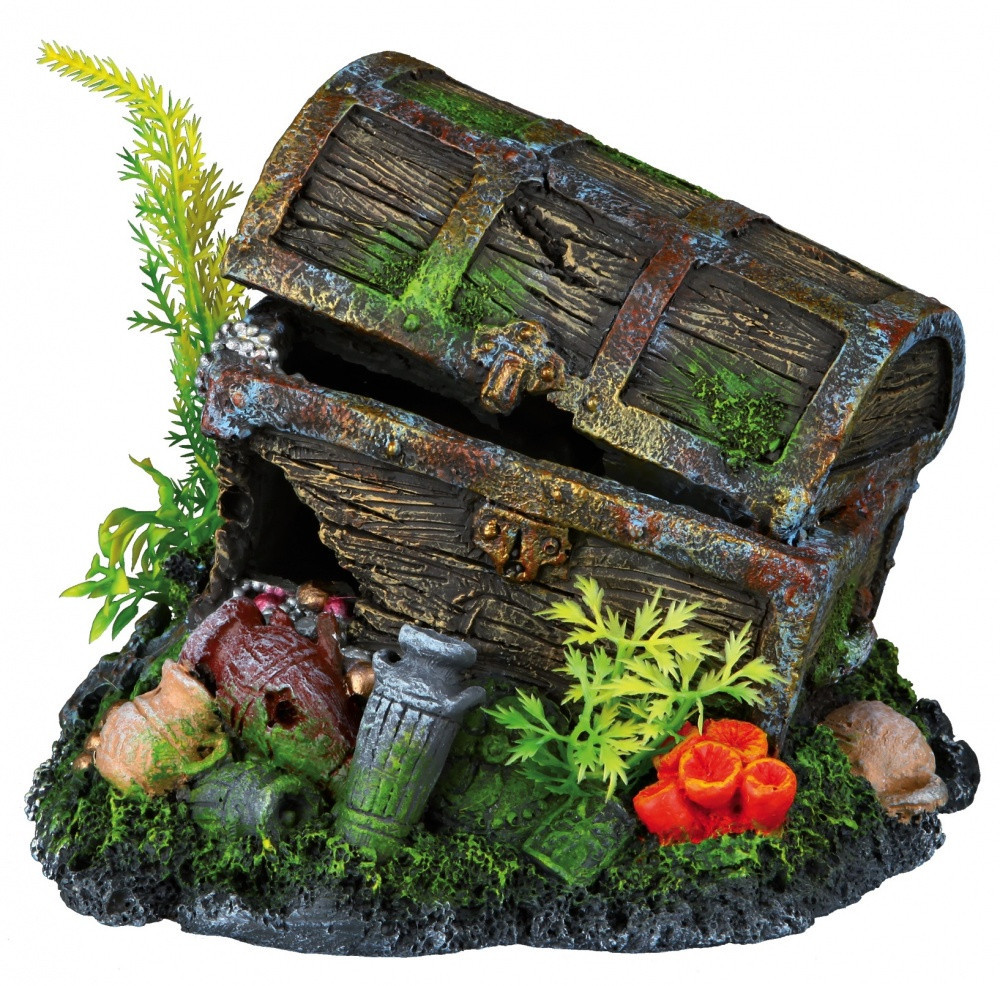 Декорація Trixie Treasure Chest для акваріума, поліефірна смола, 17 см