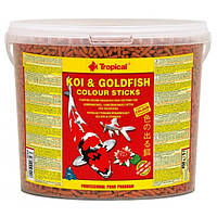 Tropical Koi & Gold Color Sticks корм для ставкових риб поліпшення забарвлення, в паличках, 21 л