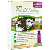 Капли Sentry Natural Defense блох и клещей для кошек, 2 мл