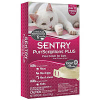 Нашийник Sentry PurrScriptions Plus (Пурскрипшнс) бліх та кліщів для кішок, 32 см