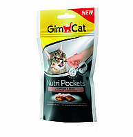 Ласощі Gimcat Nutri Pockets Poultry для кішок з птахом, 60 г