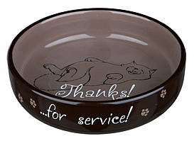 Trixie Миска Ceramic Bowl for Short-Nosed Breeds для персів неглибока, кераміка, 0.3 л