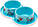 Миска Moderna Double Trendy Dinner Friends Forever для кішок подвійна, 2х350 мл, фото 3