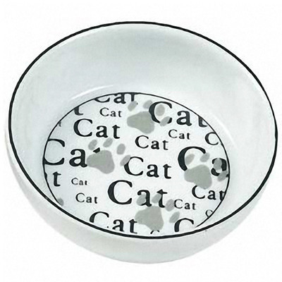 Миска Karlie-Flamingo Ceramic для кішок Cat кераміка, 16 см