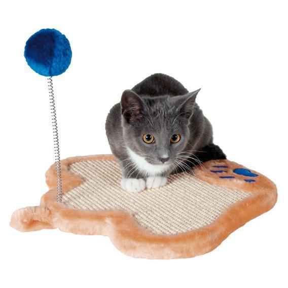 Когтеточка Trixie Scratching Paw для кішок, килимок, 34х36 см
