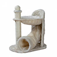 Когтеточка Trixie Gandia Scratching Post для кішок з тунелем, 40х60х68