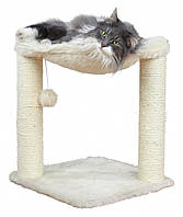 Когтеточка Trixie Baza Scratching Post для кішок з гамаком, 41х41х50 см