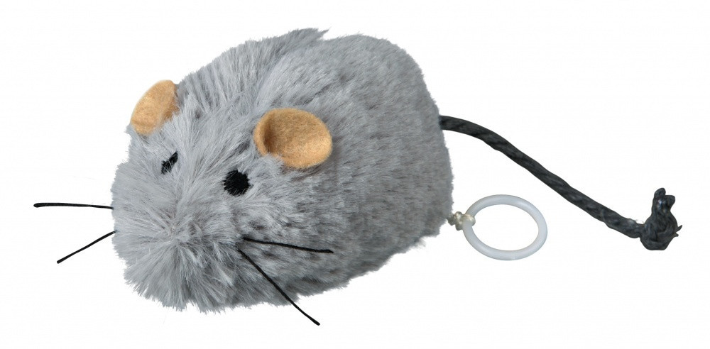 Іграшка Trixie Wind Up Wriggle Mouse для кішок плюшева вібруюча, 8 см
