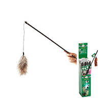 Іграшка Karlie-Flamingo Feather Boa для кішок, вудка-дражнилка, 60 см