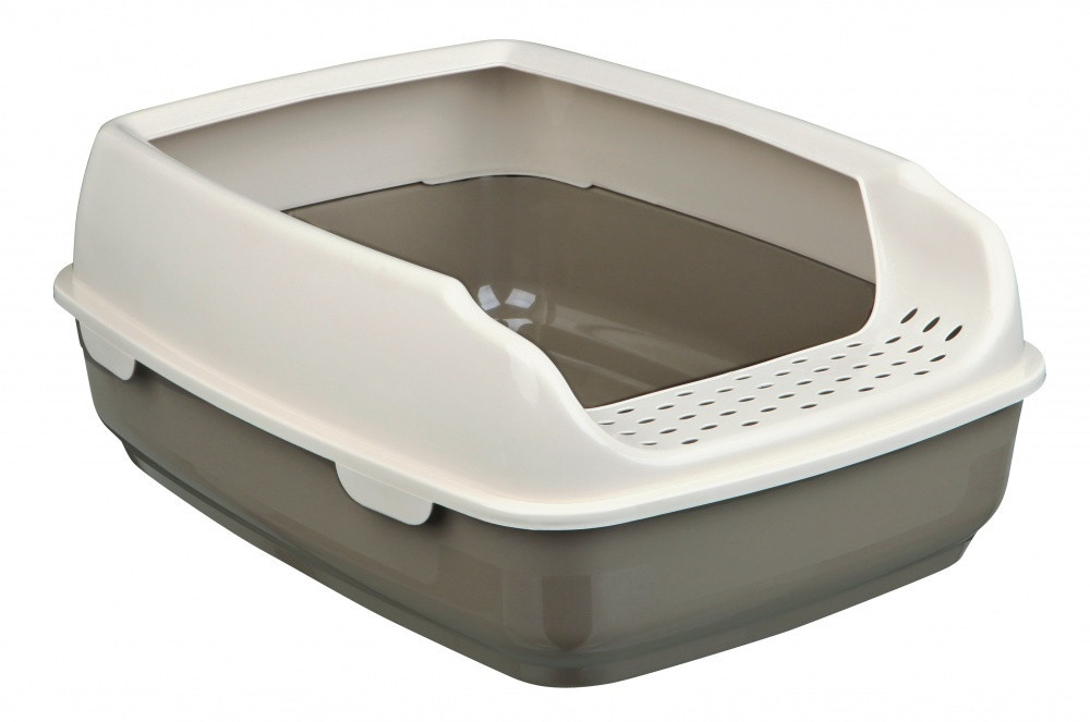 Туалет Trixie Delio Litter Tray для кішок з рамкою, пластик, 35х20х48 см