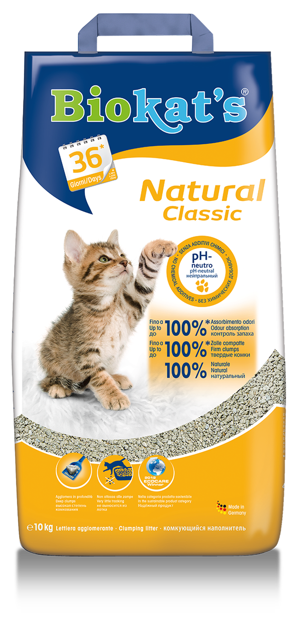 Наповнювач Gimpet Biokat's Natural для кішок глиняний, 5 кг